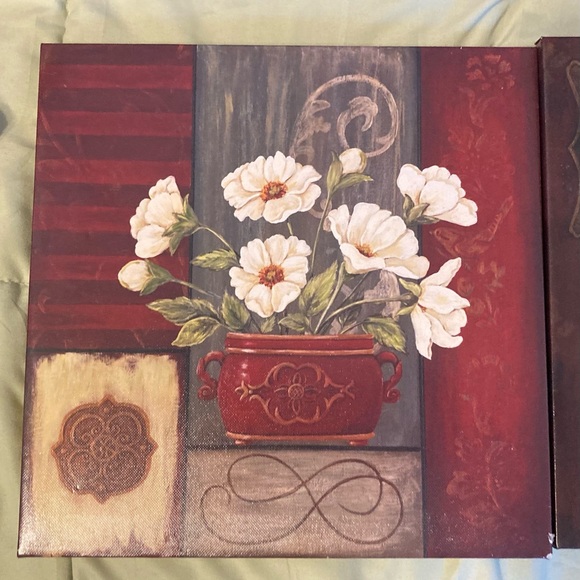 Set of 3 pictures for wall. About 12”x12” each - Picture 2 of 5